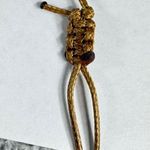 Green Color Stone Necklace in Netted Cord Unisex One Size Casual Cord Photo 15