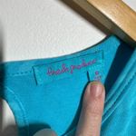 Fresh Produce Tank Dress Women M Blue Coastal Beach Vacation Made in USA Cotton Photo 3