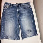 KanCan KC8347M Women’s Medium Wash Distressed Size 13 / 33 Jean Shorts J…​​​ Blue Photo 0