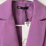ZARA  Blogger Favorite Purple Blazer Dress Size: XS Photo 8