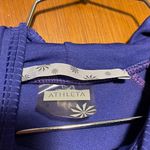 Athleta  Woman's Deep Purple Athletic Running Quarter Zip Top Size Small Photo 4
