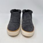 Toms Paxton Faux Fur Lined Suede Midtop Slip On Sneaker Grey Size 6.5 Photo 1