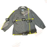 Magaschoni  Woman 1X Pullover Sweatshirt Olive Green Quarter Zip‎ Mock Neck Photo 4