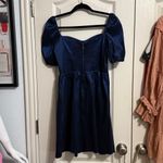 Ali Golden 💙💖  Navy Taffeta Sweetheart Mini Dress Photo 2