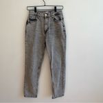 ZARA  Black Acid‎ Wash Mom Jeans Women's Size 26 Photo 5
