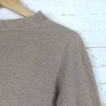 margaret o'leary Cardigan Sweater Womens S Tan Ruffle Midi Cashmere Boho FLAWS Photo 10