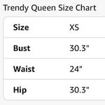 NWOT Trendy Queen Black Off Photo 7