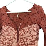 Free People 	Women's Love You to Pieces Tunic Dress Red Medium Photo 3