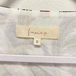 fanco women's vneck floral long sleeve tie front Crop top size small bell Sleeve Photo 4