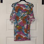 Trina Turk ‘Cherry Blossoms’ Cold Shoulder Swim Cover-Up Tunic, NWT Photo 6