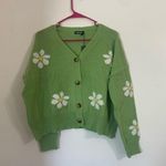 NWT Nine Bull Floral Cardigan Sweater | Size: Small Green Photo 0