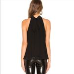 1. State  Pleated Black Halter Tank Top XS Photo 1