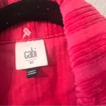 CAbi  Womens XS Pink Corduroy Slightly Cropped Jacket Cheeky Topper #106 Photo 6