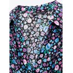 ZARA  | Floral Long Sleeve Dress Photo 9