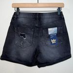 Indigo Rein NWT Black Denim Super High Rise Distressed Shorts Photo 3