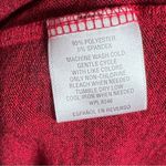 Style & Co long tiered sleeve red and black heathered knit top size small Photo 6