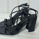 Nine West Black Women's Yeera Heeled Sandals Sz 10 614 Photo 7