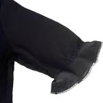 Maggie Barnes  Womens Oversized Top Size 2X Stretch Accordion Pleat Romantic Goth Photo 6