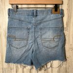 American Eagle  Blue Denim Curvy‎ Super Hi-Rise Shortie Womens Size 8 Photo 1