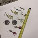 Liz Claiborne Lot Of 5 Costume Earrings Pierced Dangle Drop - 1 Signed LC () Photo 10