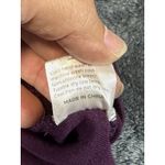 Purple Cowl Neck Short Sleeve Top Size L Size L Photo 6