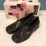 Bandolino  Motivate Roasted chestnut leather wedge loafers women’s size‎ 8 Photo 0