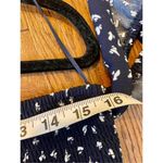 1. State  navy dotted smocked waist jumpsuit ruffle sleeve large Photo 10