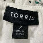 Torrid  Mini Gauze Smocked Waist Dress - Floral White - 2 Photo 10