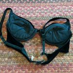VTG DARK GREEN VELVET PUSH UP BRA Size undefined Photo 0