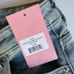 Juicy Couture Wide Leg Cargo Jeans Light Wash Pink Logo Women’s Size 9/29 Photo 8