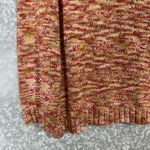 Susan Bristol Women's Orange Marled Cowl Neck Sweater - Size Large - Cozycore Photo 2