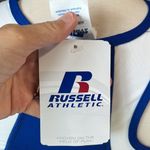 Russell Athletic Athletic Top Royal Blue Fitted Compression Tank Crop Womens XS Photo 4
