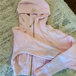 Lululemon Strawberry Milkshake Cropped Zip-Up Hoodie Photo 3