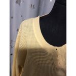 New NWOT Plus size 1x Butter Yellow Light Sweater Women's Photo 2