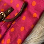 Candie's  Pink and Orange Polka Dot Tote Bag Photo 9