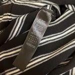 White House | Black Market scoop neck V-back Striped flare arm Sweater Photo 9