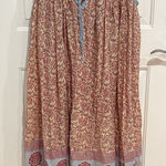 Daughters of India Multicolor Bohemian Dress Red Size L Photo 0