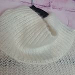 Bella Dahl  CREAM OPEN KNIT BELL SLEEVE TURTLENECK SWEATER KID MOHAIR WOOL MEDIUM Photo 2