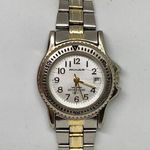 Vintage Milan date women wrist watch gold silver tone 28mm running Photo 0