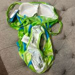 Y2K Tropical‎ Floral Tankini Swimsuit Green Size 10 Photo 9