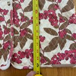 Kate Quinn Cranberries Print Women’s Quilted Cardigan Size Medium Organic Photo 6