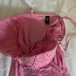 Windsor  Pink Rhinestone Mini Dress Photo 3