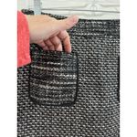 Loft  Tweed Pocket Mini Skirt Sz 4 Lined Girl Boss Work Outfit Old Money Blogger Photo 2