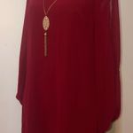 As You Wish Red Long Sleeve Dress Photo 2