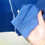 Blair  women’s blue floral embroidered 100% polyester windbreaker full zip jacket Photo 4