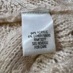 Apt. 9 Y2K  Womens Cowl Neck Open Knit Sweater Pullover Slouch Fit Pink Gold Large Photo 8