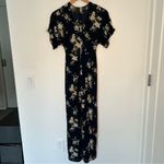 Reformation Lemongrass Jumpsuit blue floral 0 Photo 9