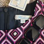 Shoshanna nwt // silk geometric beaded jewel dress Photo 9