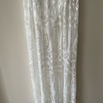 OverMal Women’s Open Back V Neck Sleeveless Maxi Beach Lace Dress Size M. White Size M Photo 6