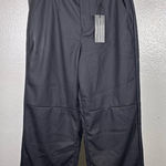 Joie  Women Black Faux Leather Dress Pants Photo 0